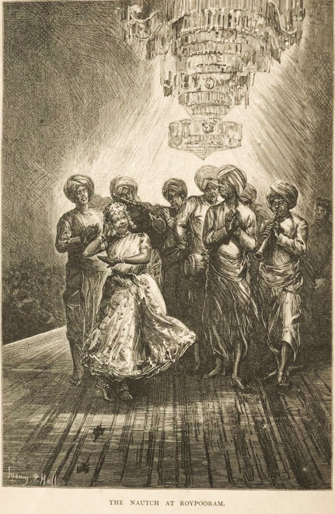 Tanjore Gnyana & Melam, 1875 at Royapuram Madras. Sathir Dance Art